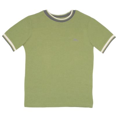 Boys 3 Piece Crewneck Ringer Stylish T-Shirt Set