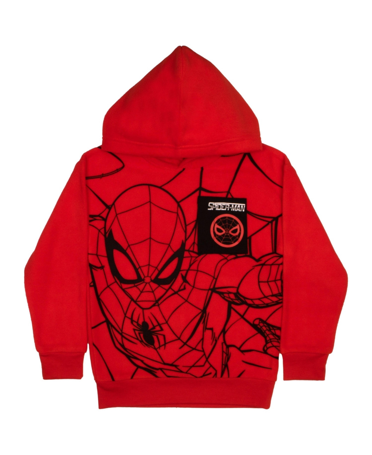 Spider-Man Big Boys 4 -8 Polar Fleece Hoodie and Sweatpants Set