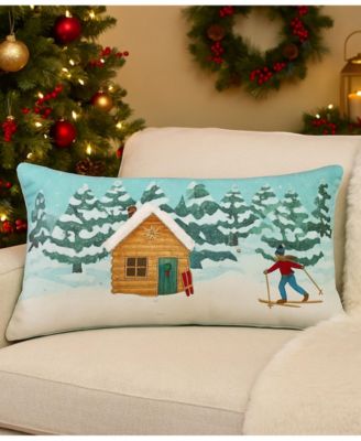 Alpine Holiday Decorative Pillow, 14" x 24"