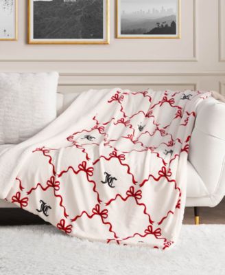 Plush Reversible Sherpa Throw, 50"x 60"