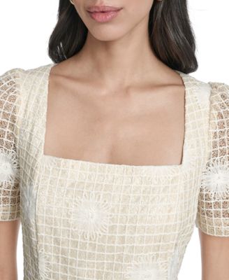 Women's Novelty Square Neck Dress