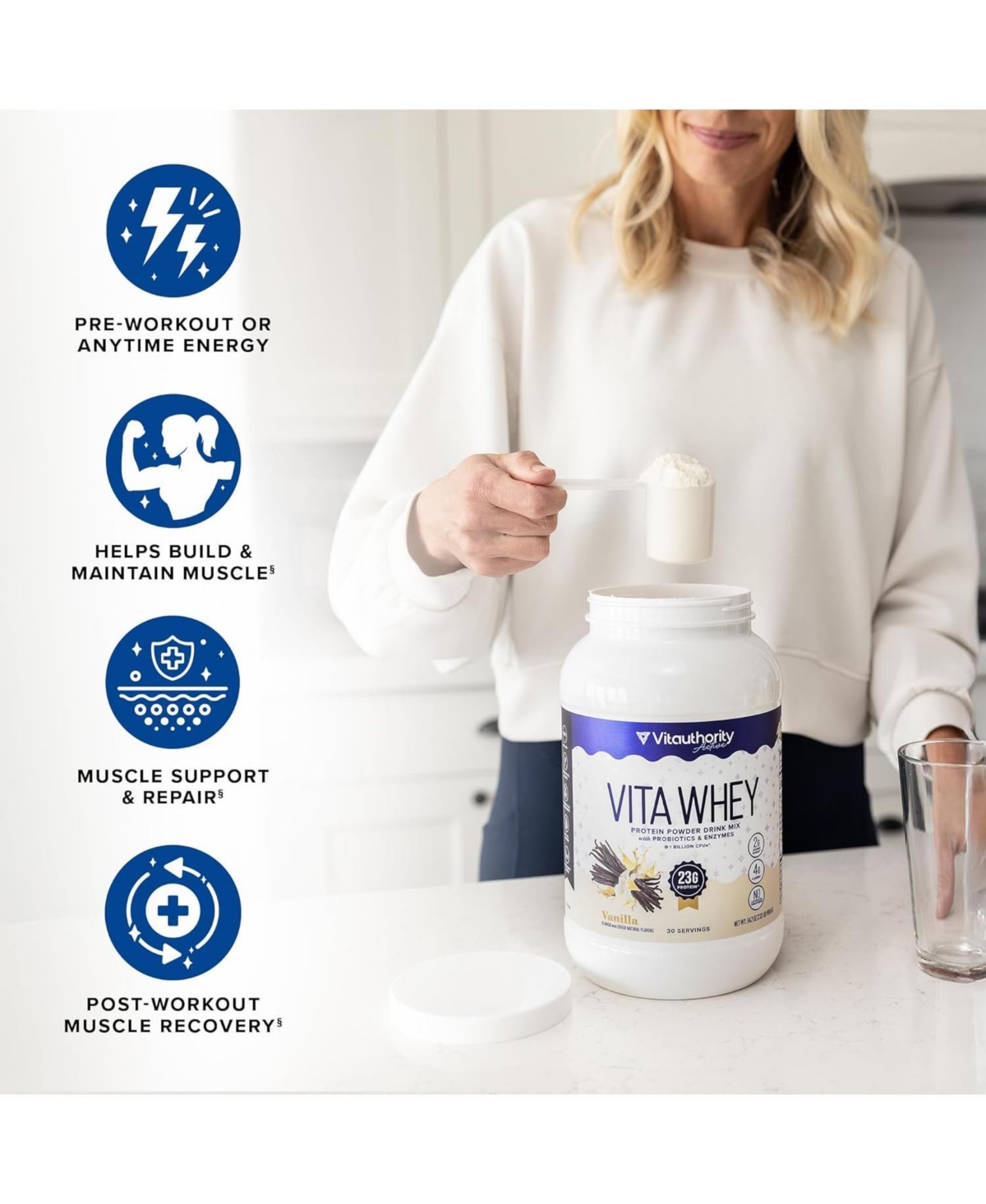 Vita Whey, Salted Caramel, 990gm