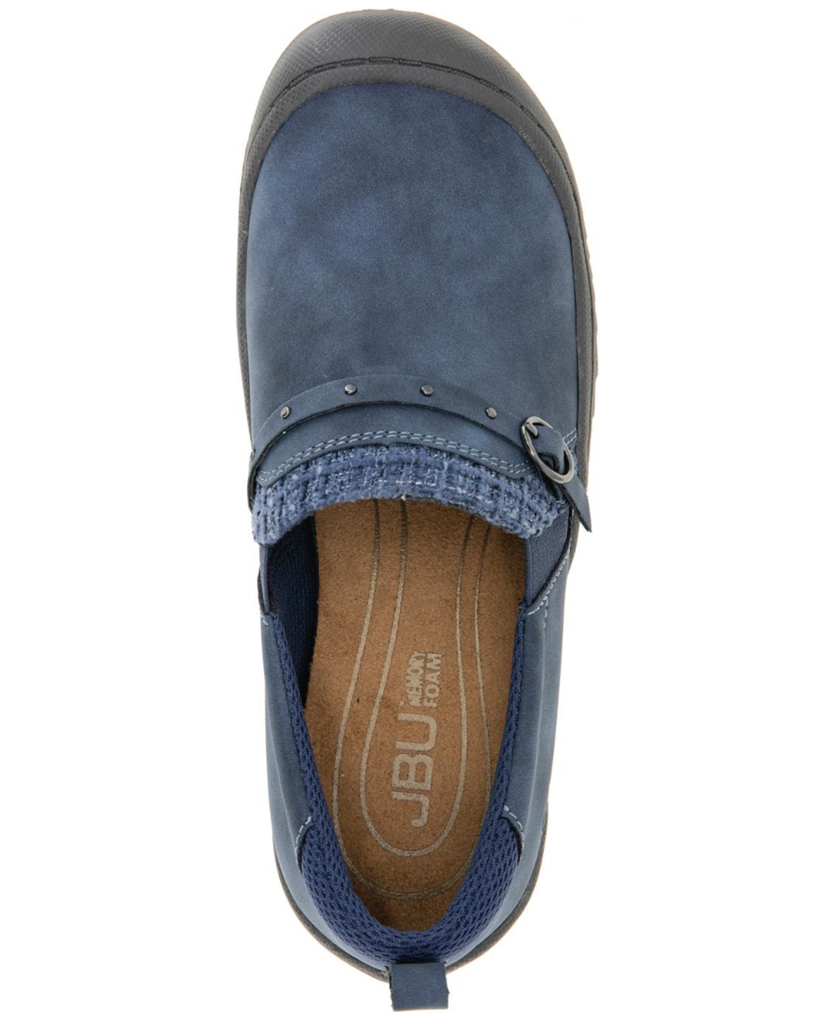 Jbu Women's Mavis Sweater Detailed Slip On Loafers In Blue