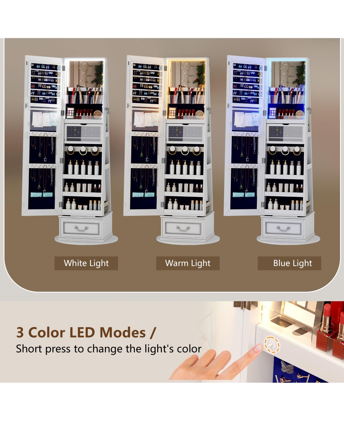 Vlsrka Color Block Full Length Mirror