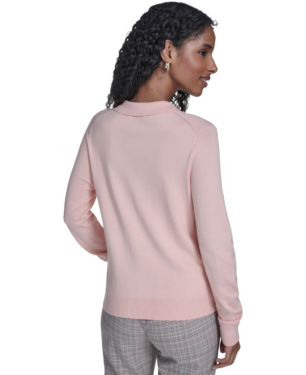 Tommy Hilfiger Women's Long-Sleeve Quarter-Zip Polo Sweater