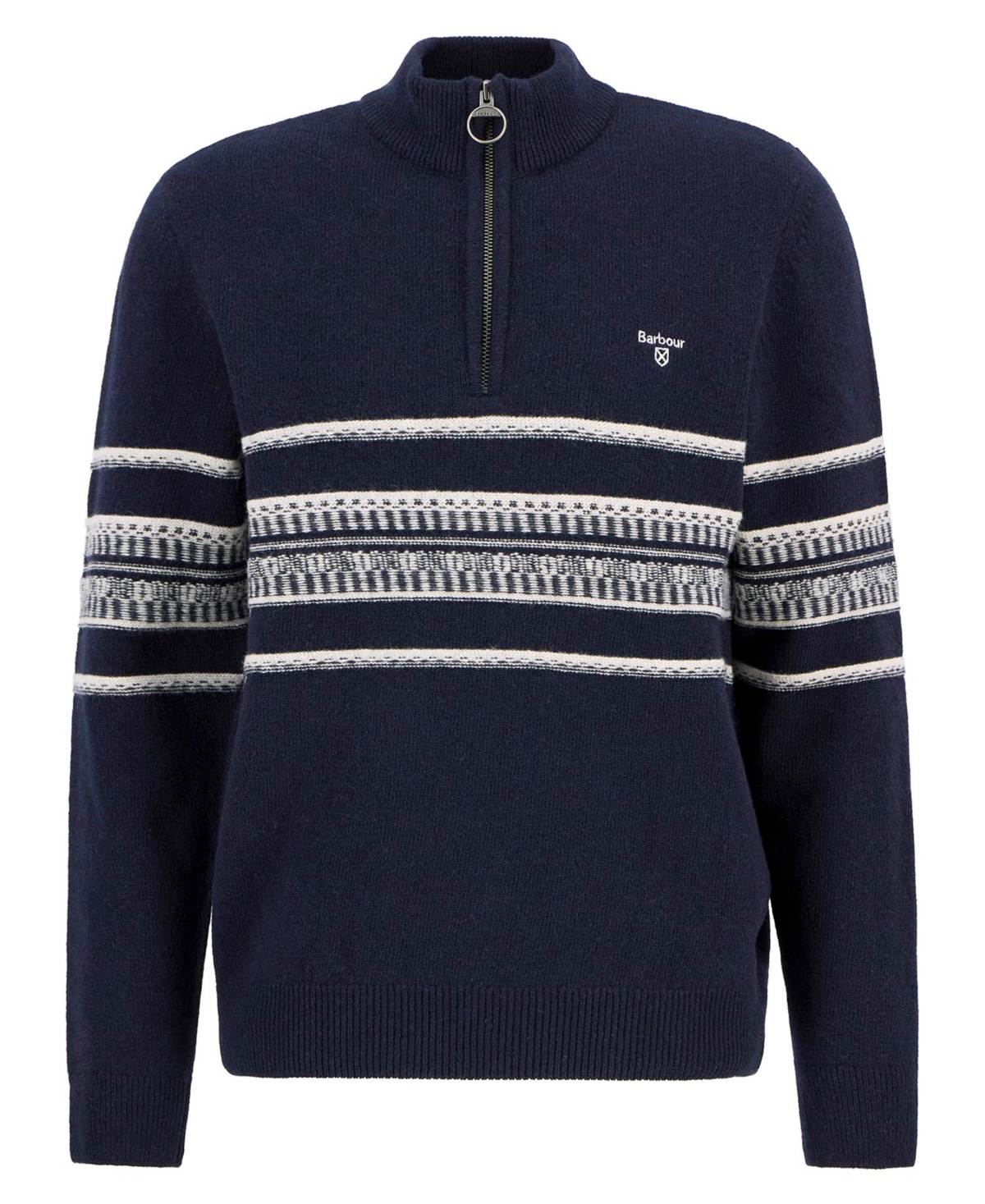 Barbour Men's Kepwick Half-Zip Long-Sleeve Jumper Sweater