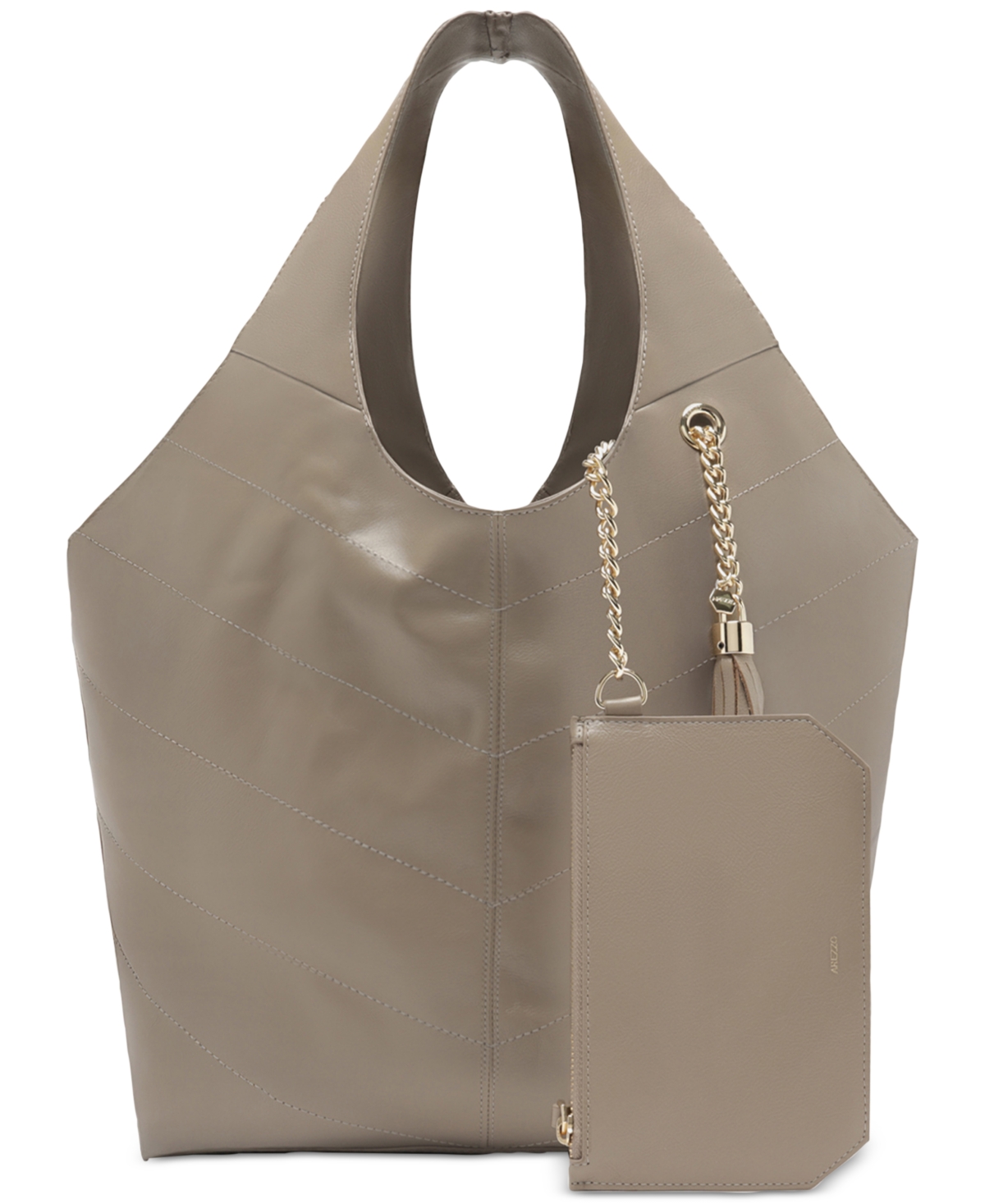 Arezzo Sonya Extra Large Leather Hobo Bag