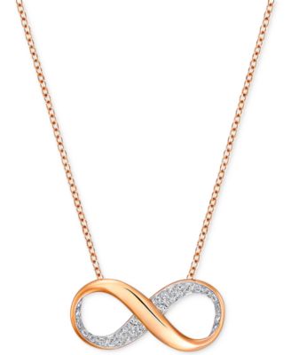 Swarovski - Crystal Pav&eacute; Infinity Pendant Necklace