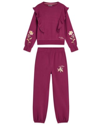 SCOTCH & SODA - Girls Toddler 2T-4T Fleece Sweatshirt and Joggers Set