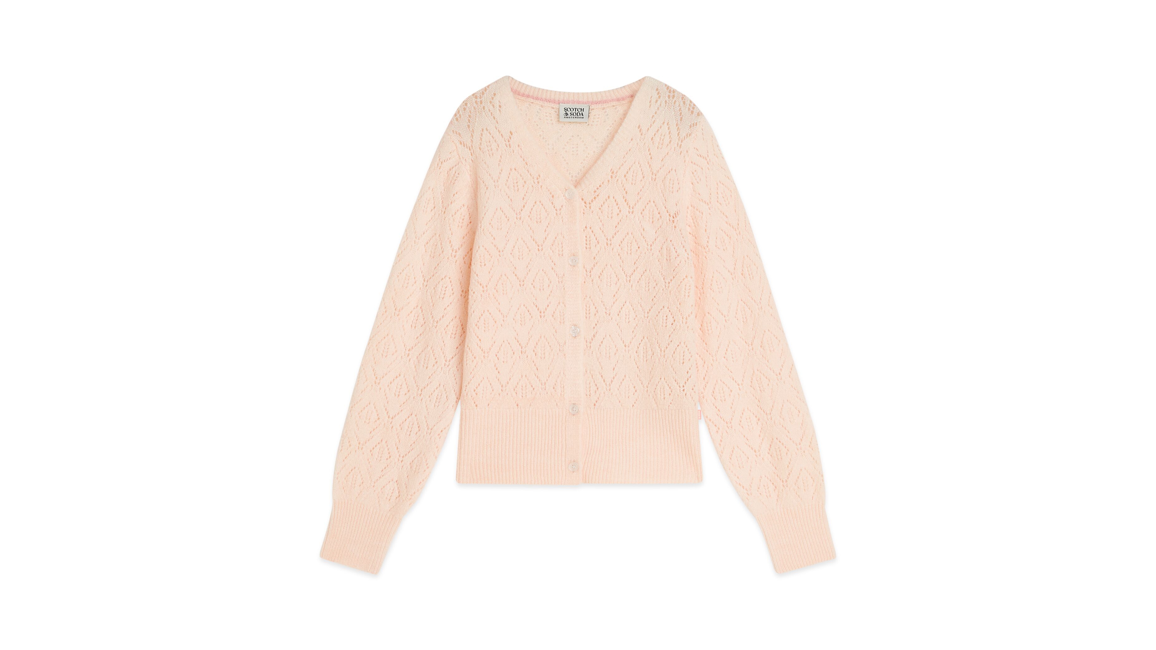 Scotch & Soda Girls 7-16 Pointelle Knit Sweater