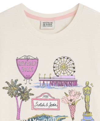 Girls' 4-6X LA Graphic Short-Sleeve T-Shirt