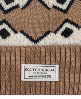 Men's Fair Isle Cuff Beanie