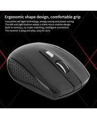 Wireless Mouse with USB Mini Receiver, 2.4G Ergonomic Optical Mouse, 250Hz 1600DPI Computer Mouse for Laptop PC Computer Notebook