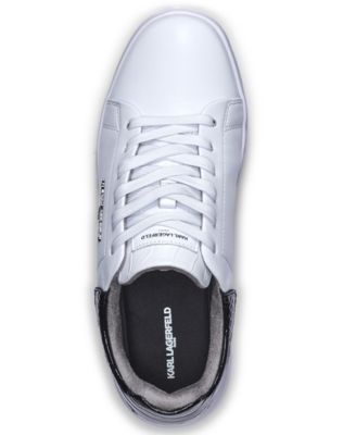 Men's Round Toe Leather Sneakers