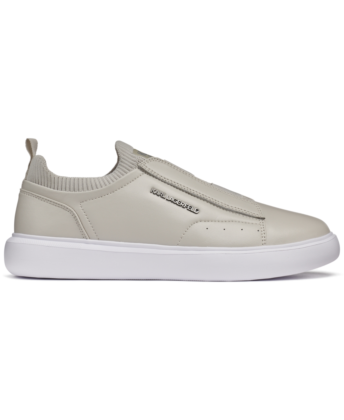 Karl Lagerfeld Paris Side Logo Slip-on Sneaker In Gray
