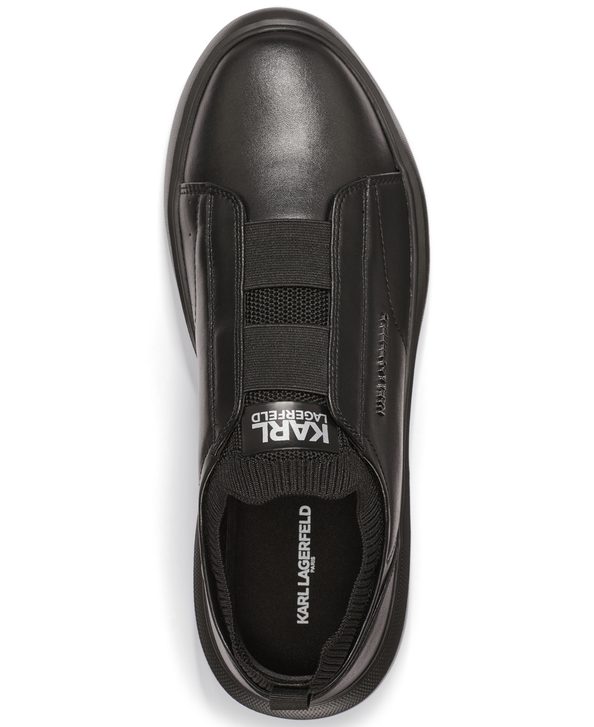 Karl Lagerfeld Paris Side Logo Slip-on Sneaker In Black