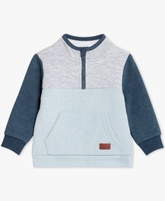 Baby Boys' Color-Blocked Top and Pants, 2-Piece Set