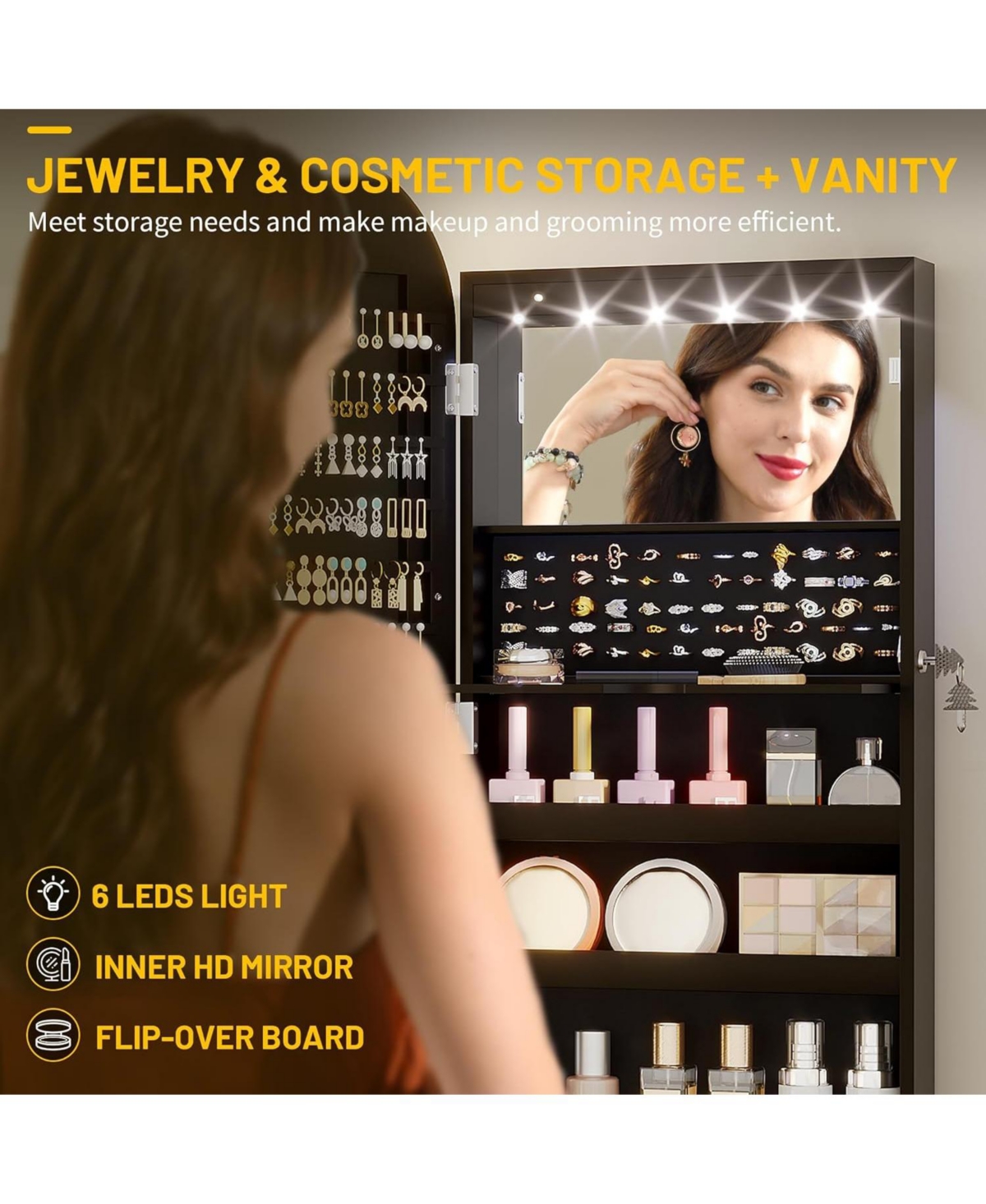 Vlsrka Arch Full Length Mirror