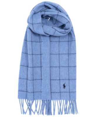 Men's Reversible Windowpane Scarf