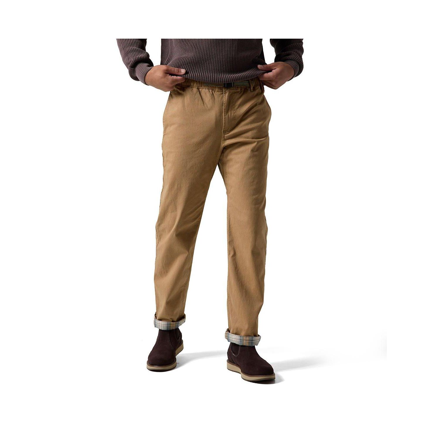 Мужские брюки Backcountry Venture Daily Flannel Lined Pant Casual, цвет: Bistre — фото 6