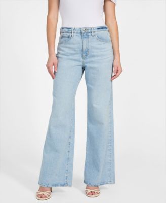 GUESS - Women's High-Rise Wide-Leg Jeans