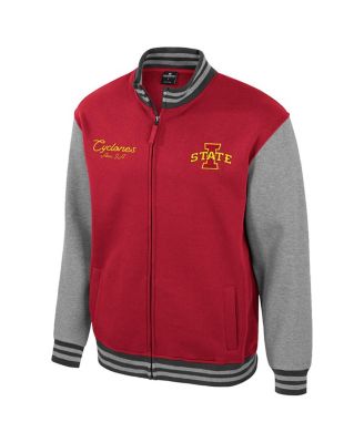 Men's Cardinal Iowa State Cyclones Ambi-Turner Full-Zip Varsity Jacket