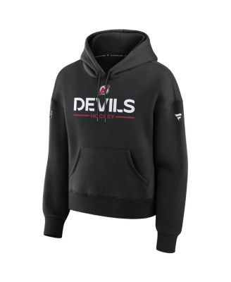 Women's Black New Jersey Devils Authentic Pro Primary Pullover Hoodie