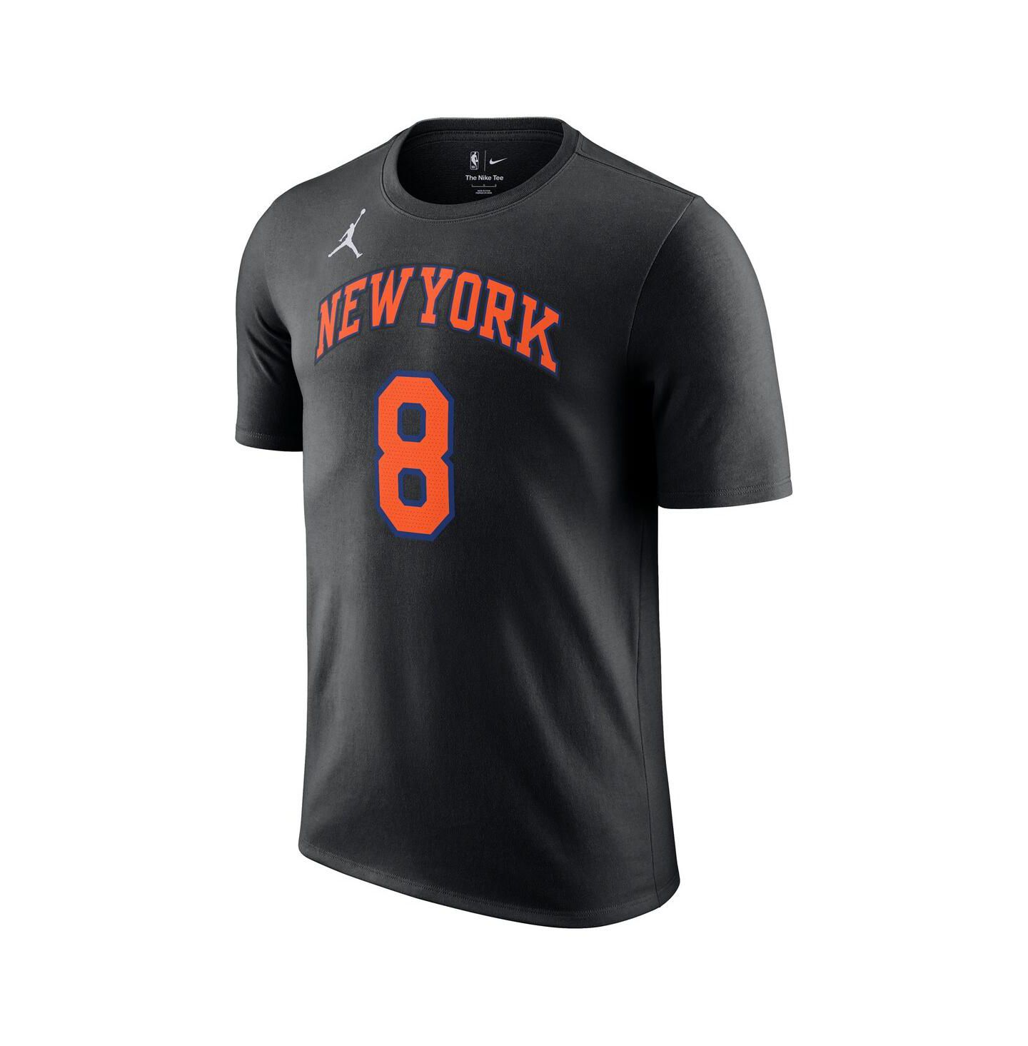 Футболка Jordan OG Anunoby Black New York Knicks Name & Number — фото 2