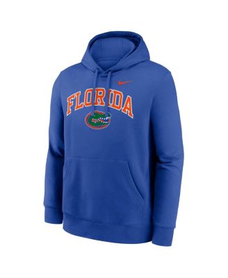 Men's Royal Florida Gators Club Fleece Arch Pullover Hoodie