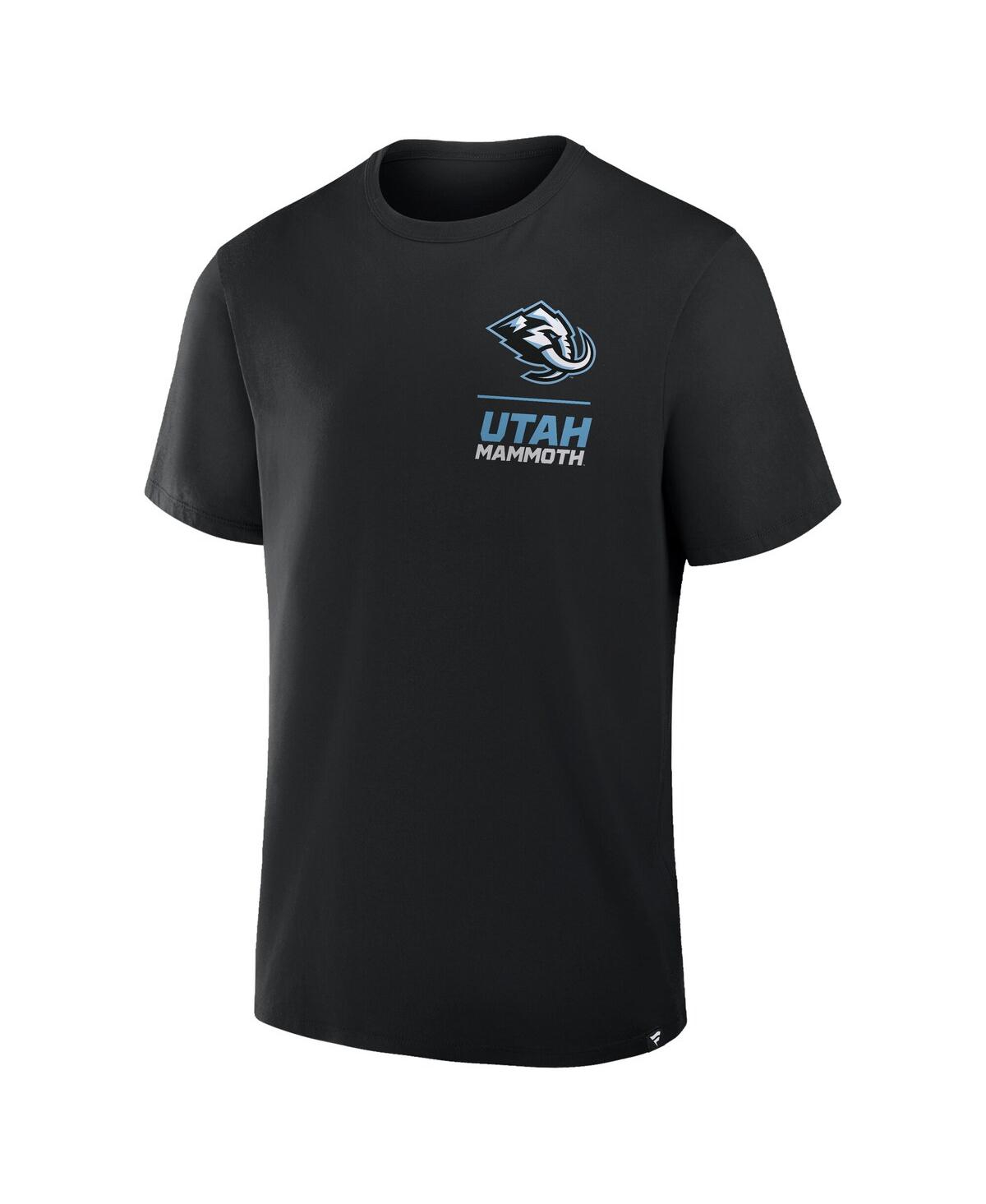 Fanatics Men's Black Utah Mammoth Crash The Net Legacy T-Shirt