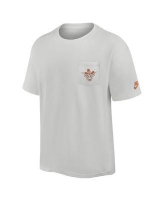 Men's Gray Texas Longhorns Legacy 2-Hit Max90 Pocket T-Shirt