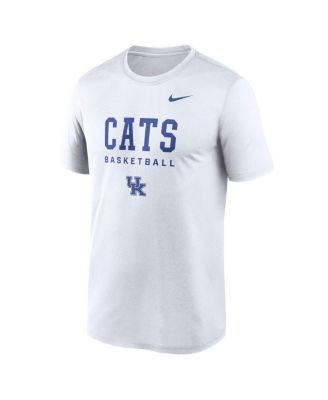 Men's White Kentucky Wildcats 2025 Courtside Basketball Legend Dri-FIT T-Shirt