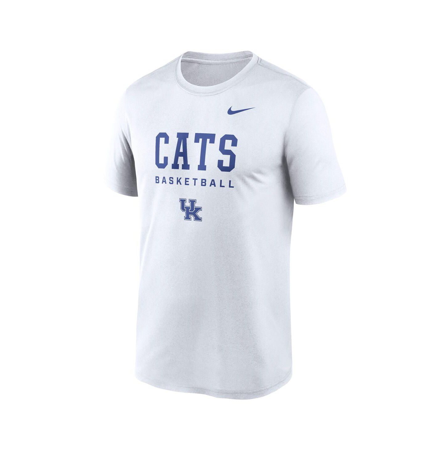 Мужская футболка Nike White Kentucky Wildcats 2025 Courtside Basketball Legend Dri-FIT — фото 2