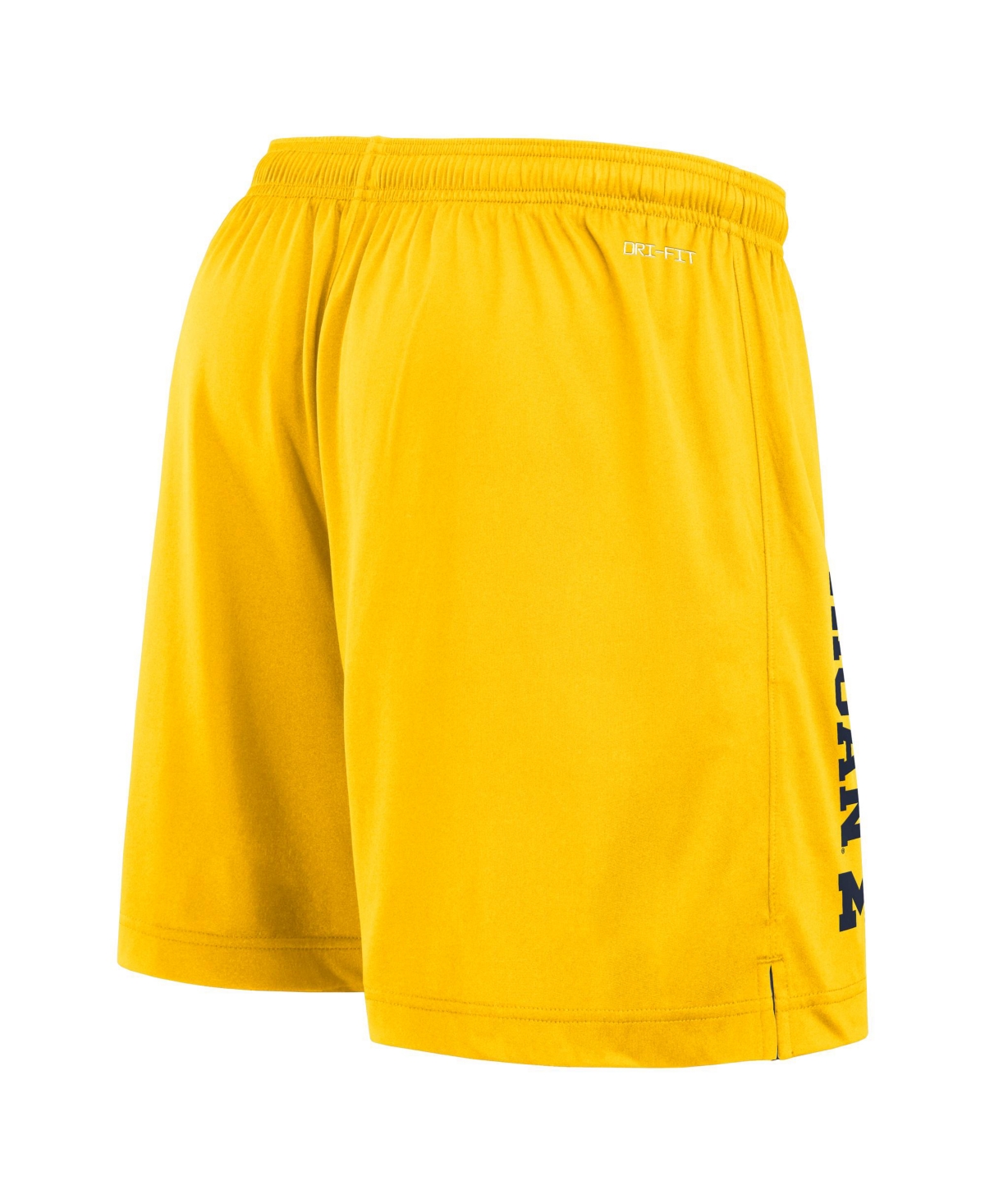 Jordan Men's Navy/Maize Michigan Wolverines Courtside Standard Issue Dri-fit Reversible Shorts