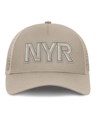 Women's Tan New York Rangers Authentic Pro Road Trucker Adjustable Hat