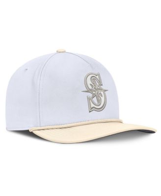 Men's White/Cream Seattle Mariners Pro Performance Snapback Hat
