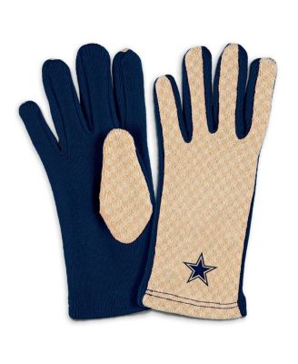 Women's Dallas Cowboys Tonal Microcheck Scarf Glove Set