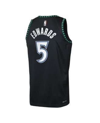 Big Boys and Girls Anthony Edwards Black Minnesota Timberwolves Swingman Jersey