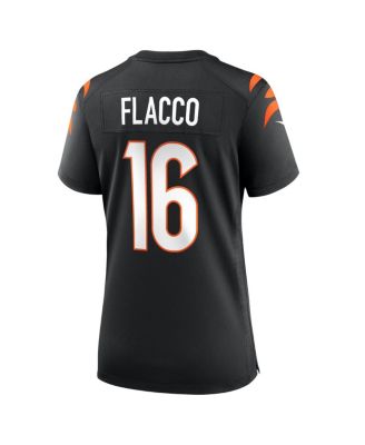 Women's Joe Flacco Black Cincinnati Bengals Team Game Jersey