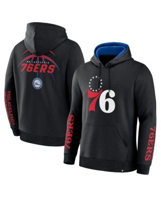 Fanatics - Men's Black Philadelphia 76ers Legacy Guard Pullover Hoodie