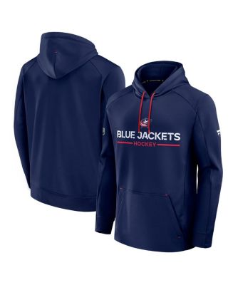 ブルーレヴズ マクロン フード付きジャケット Fanatics Men's Navy Columbus Blue Jackets Authentic Pro Rink