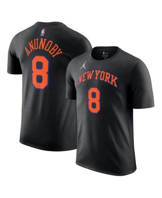 Jordan - Men's and Women's OG Anunoby Black New York Knicks Name Number T-Shirt