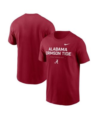 Nike - Men's Crimson Alabama Crimson Tide 2025 Courtside Basketball Performance T-Shirt