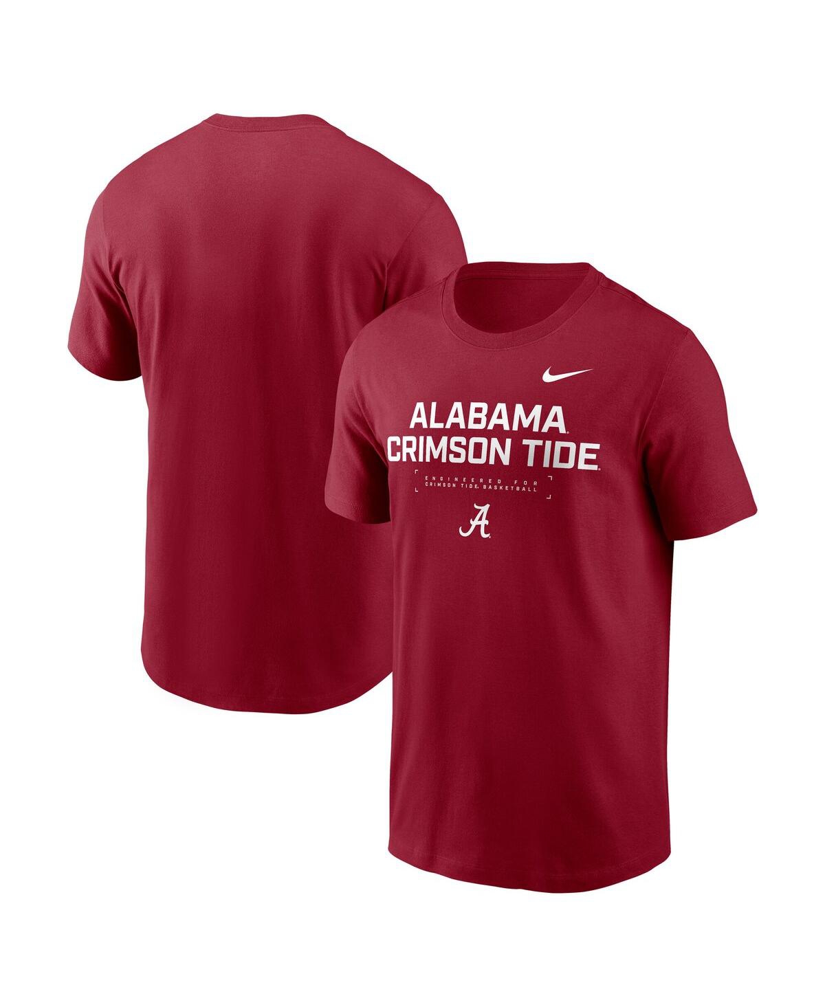 Nike Men's Crimson Alabama Tide 2025 Courtside Basketball Performance T-Shirt