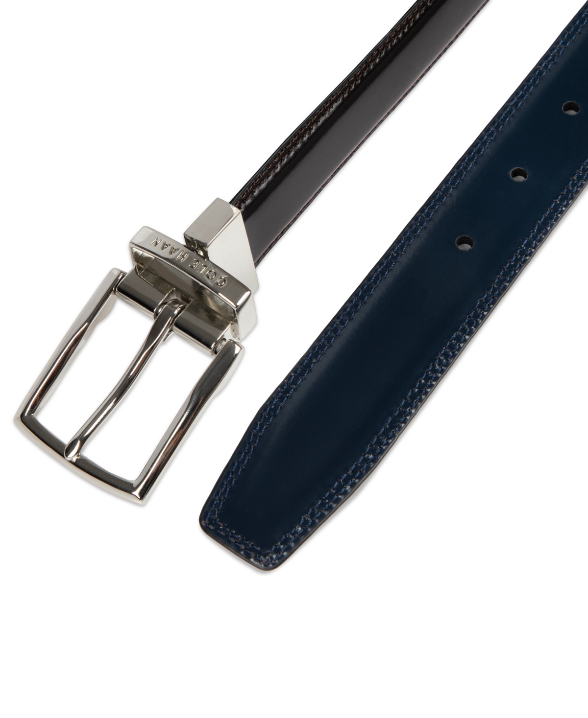 Cole Haan Men's Two-in-One Reversible Leather Dress Belt