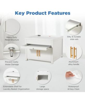 Laundry Pedestal, 700 LBS Capacity Washer Dryer Pedestal, 29''29''23''H Washer and Dryer Stand