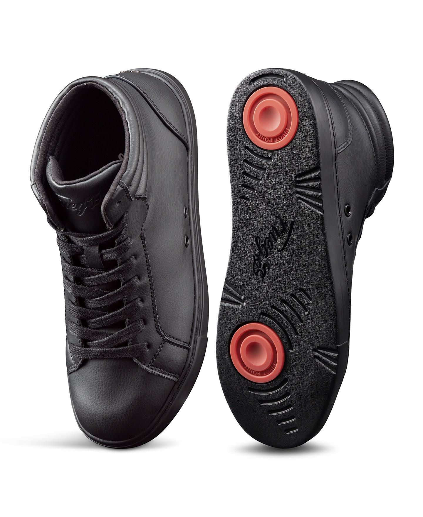 Мужские кроссовки Fuego All-black High-top, цвет: Чёрный — фото 3