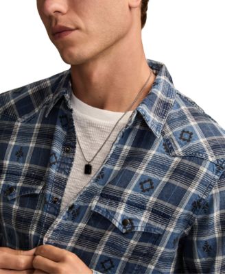 Men's Dobby Western Long-Sleeve Shirt