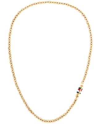 Tommy Hilfiger - Men's Gold-Plated Stainless Steel Link Chain Necklace