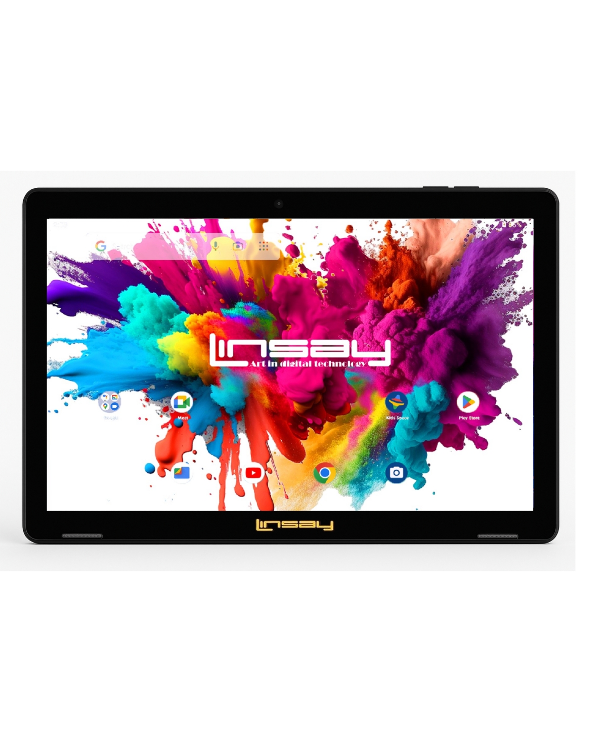 Linsay 10.1 Octa-Core Tablet 4GB Ram 128GB Storage Android 15 Premium Business Bundle with "oracle" Keyboard case, Briefcase and Pen stylus